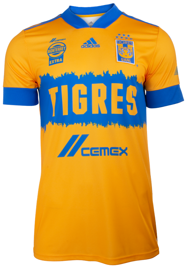 Camisa oficial Adidas Tigres UANL 2020 2021  I jogador